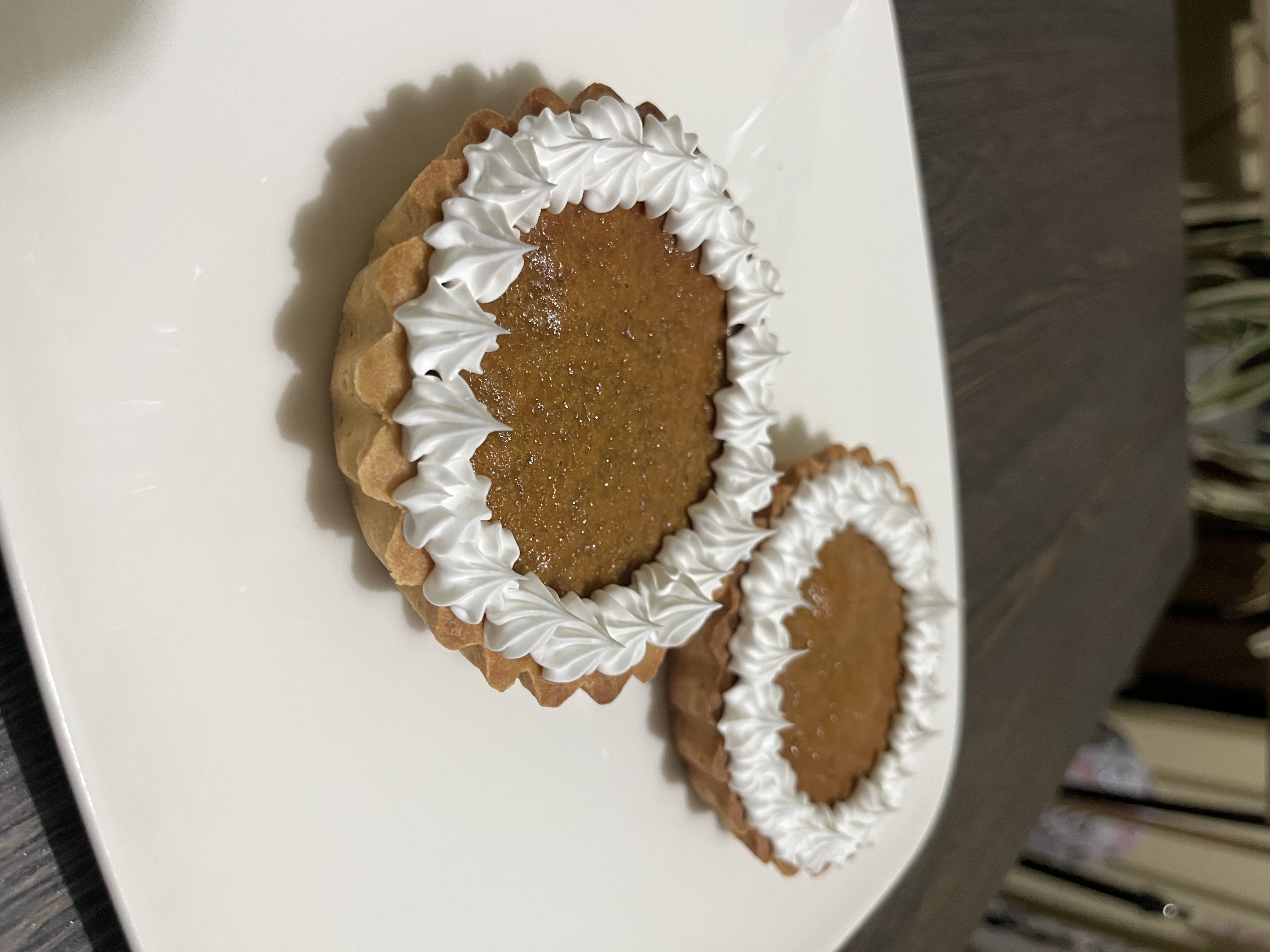Pie de calabaza individual