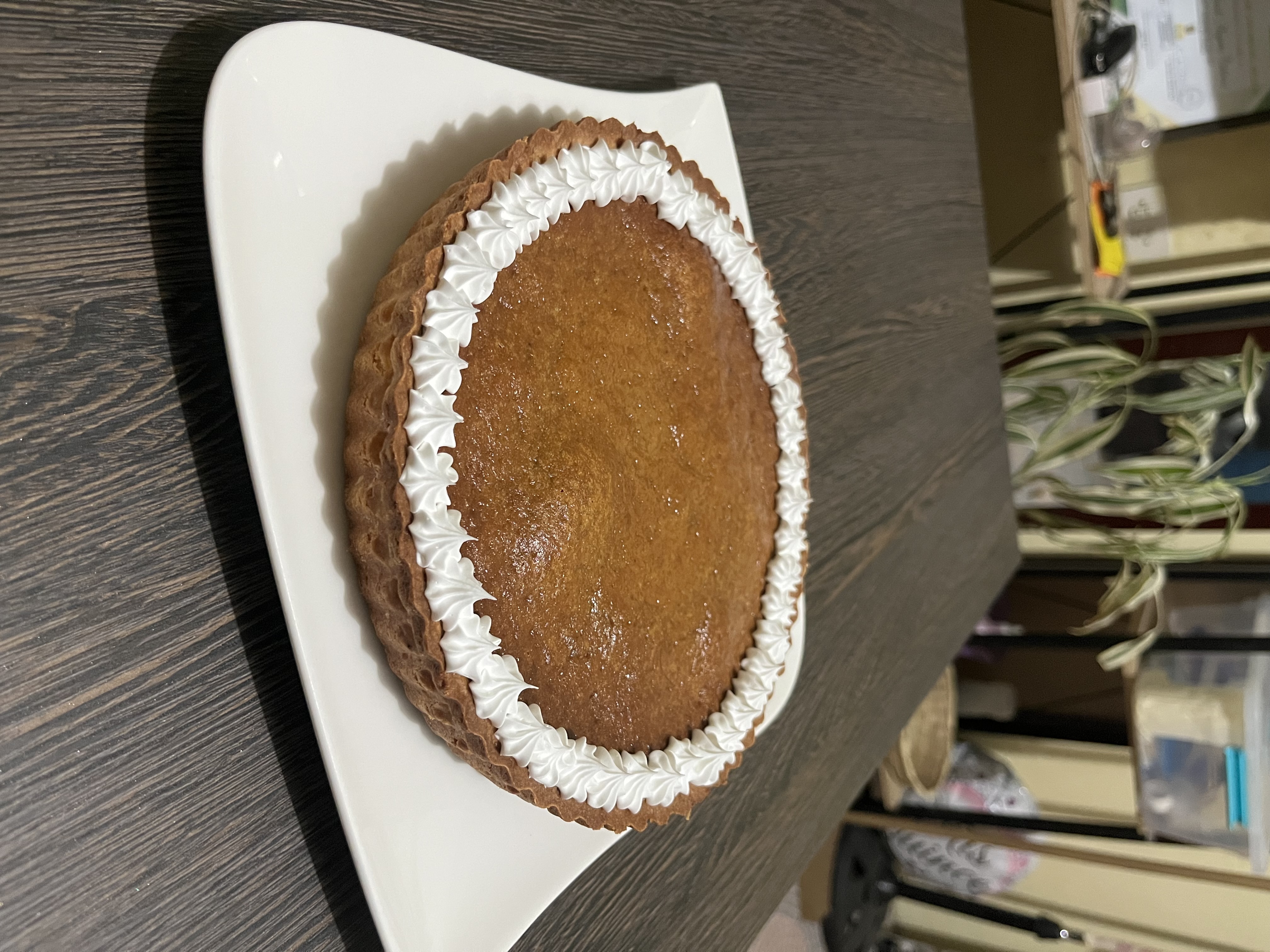 Pie de calabaza familiar
